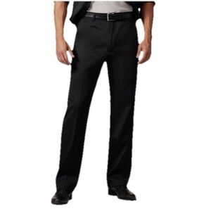 Men's Black Dress Pants with Stretch